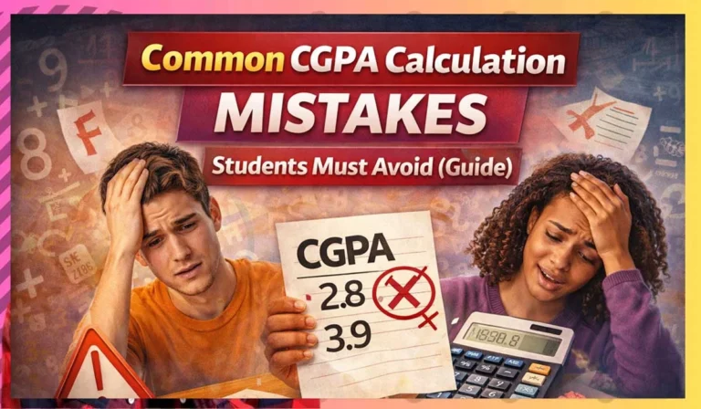 CGPA Calculation Mistakes