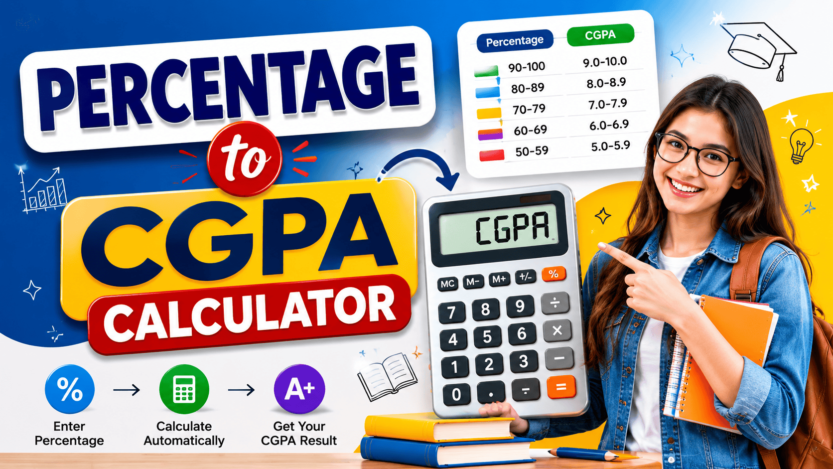 Percentage to CGPA Calculator