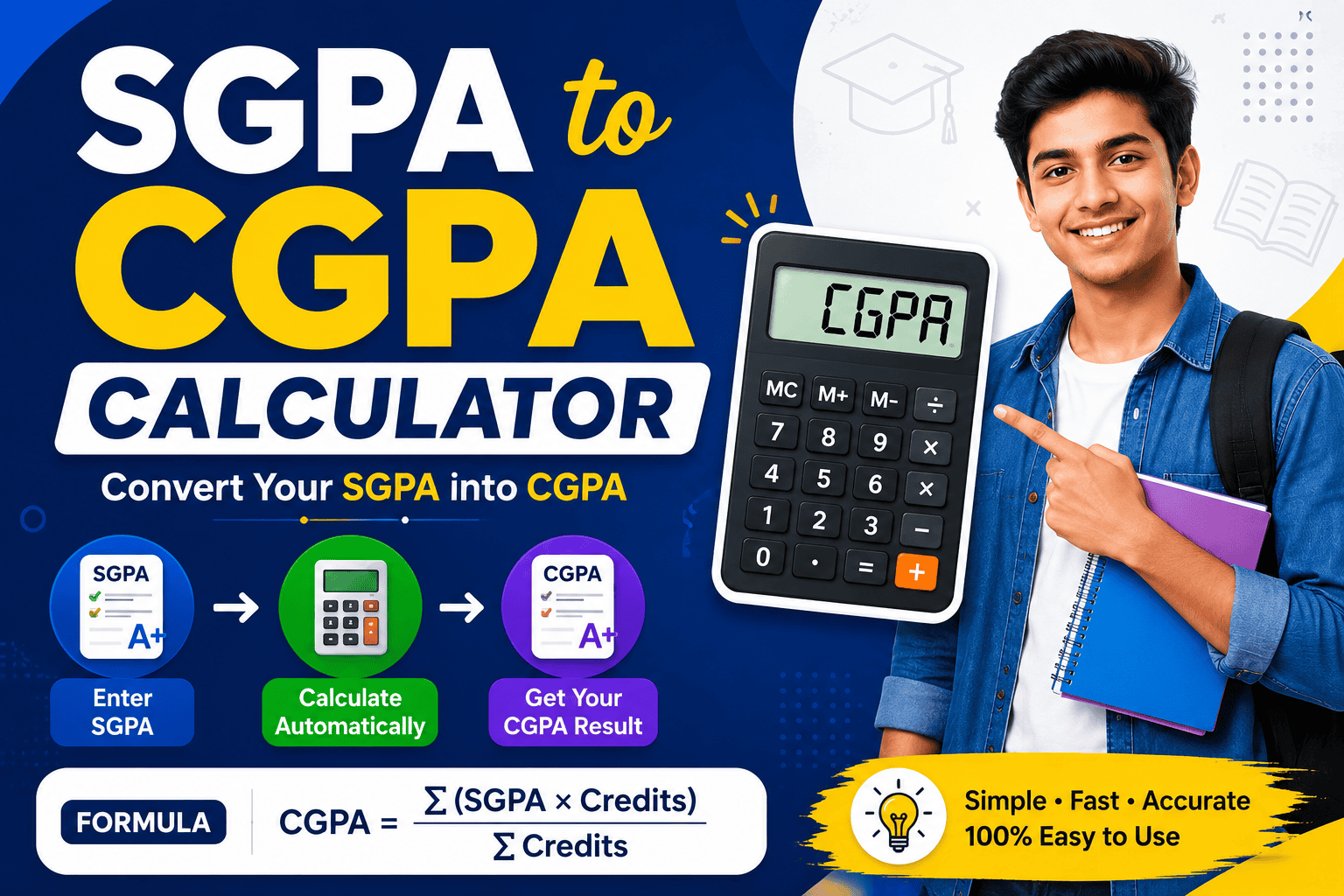 SGPA to CGPA Calculator