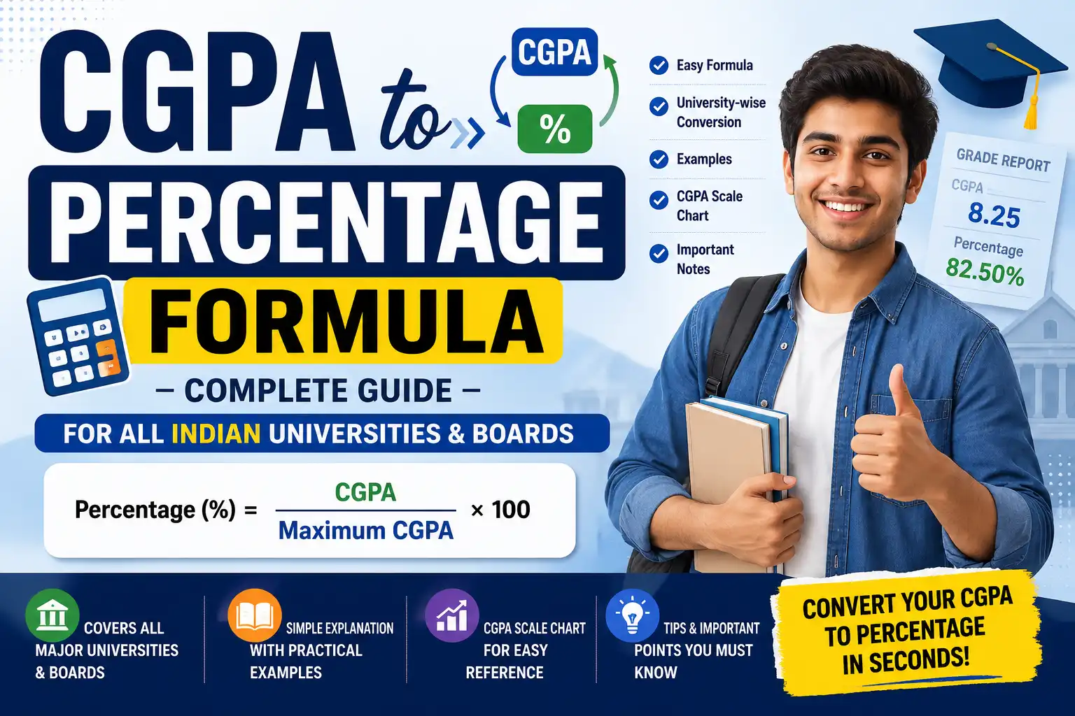 CGPA to Percentage Formula